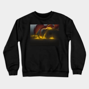 Monstrous Nightmare Dragon Attack Crewneck Sweatshirt